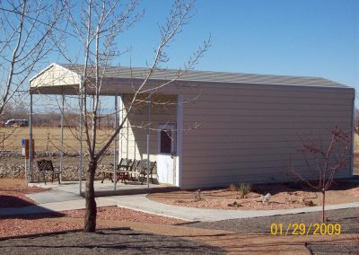 Enclosed Metal Building