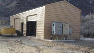 Enclosed Metal Building